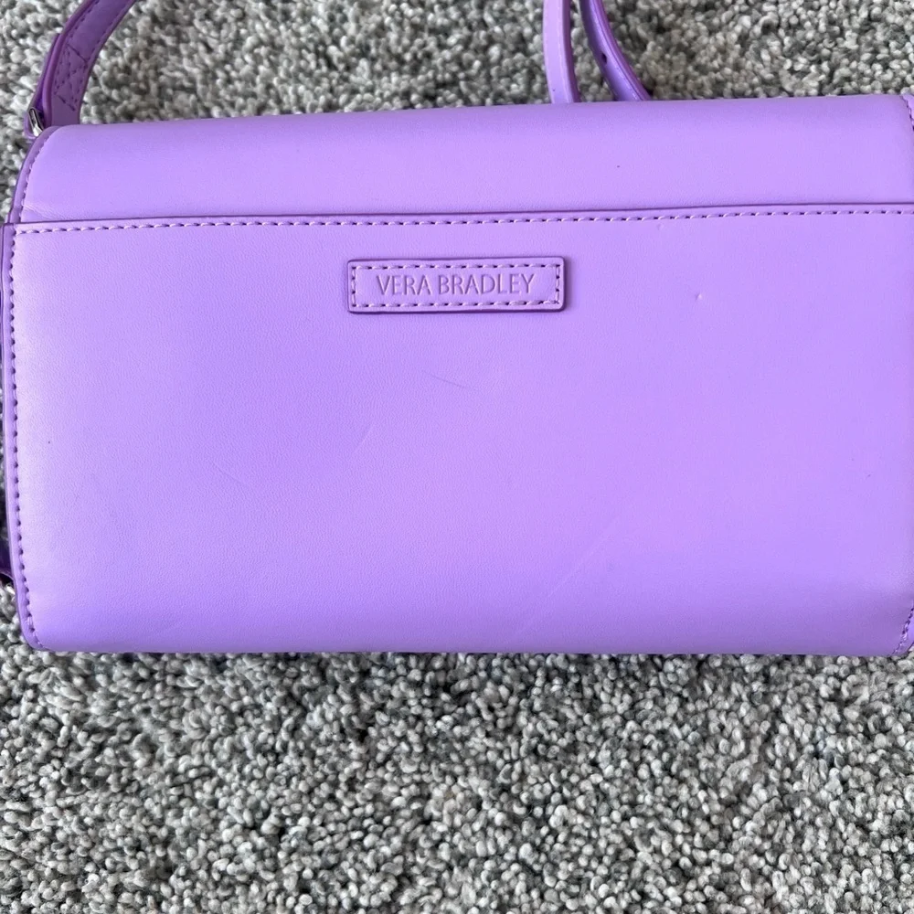 Vera Bradley Ultimate Crossbody (Lilac) 15914-434 Removable Adjustable Strap